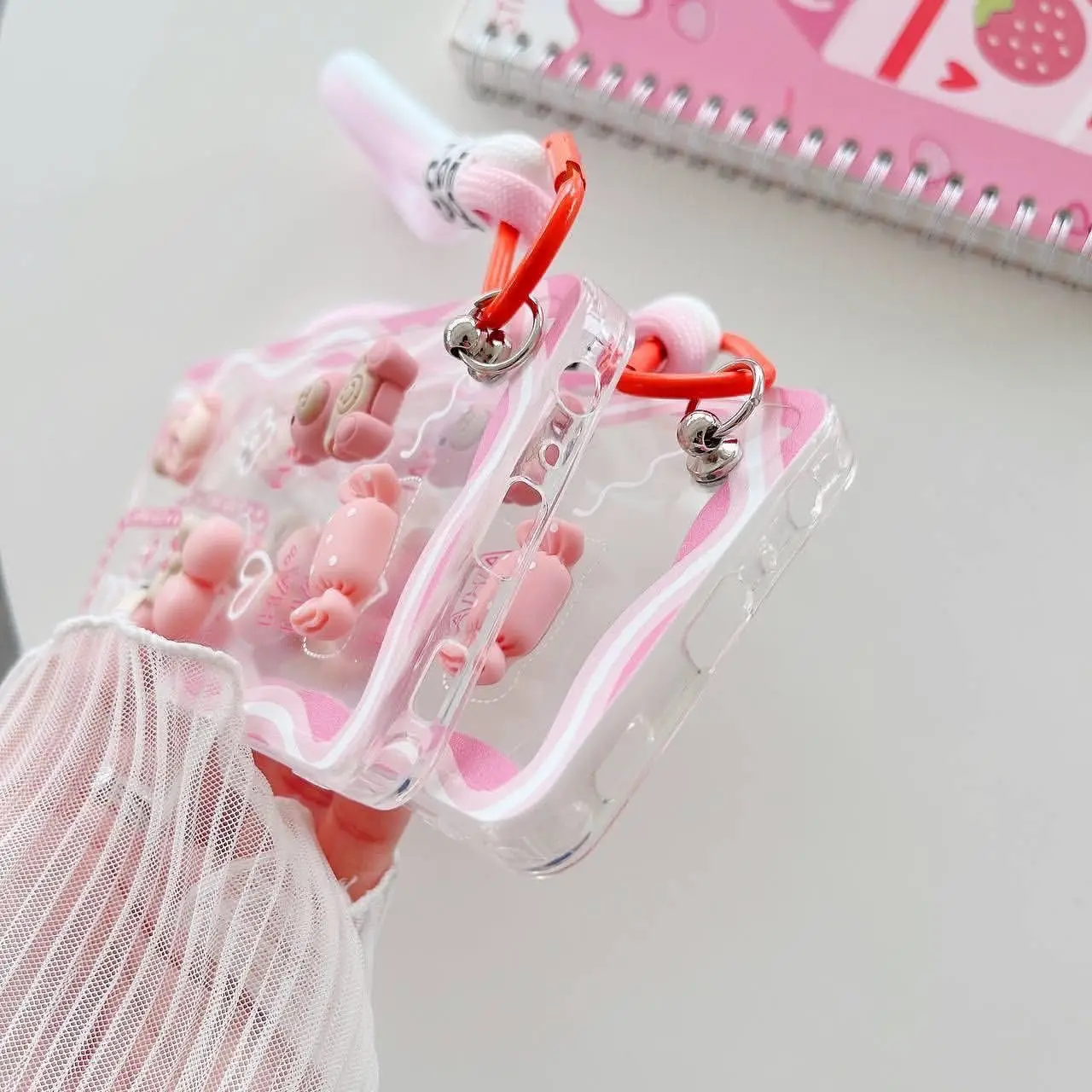 Pink bow tie-2 قاب دختر پاپیون صورتی