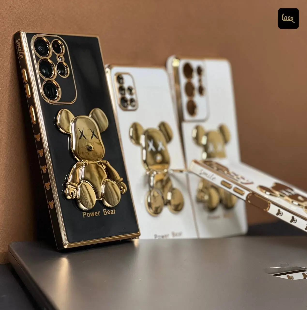 bear brick stand-mi قاب خرس طلایی استند دار شیائومی