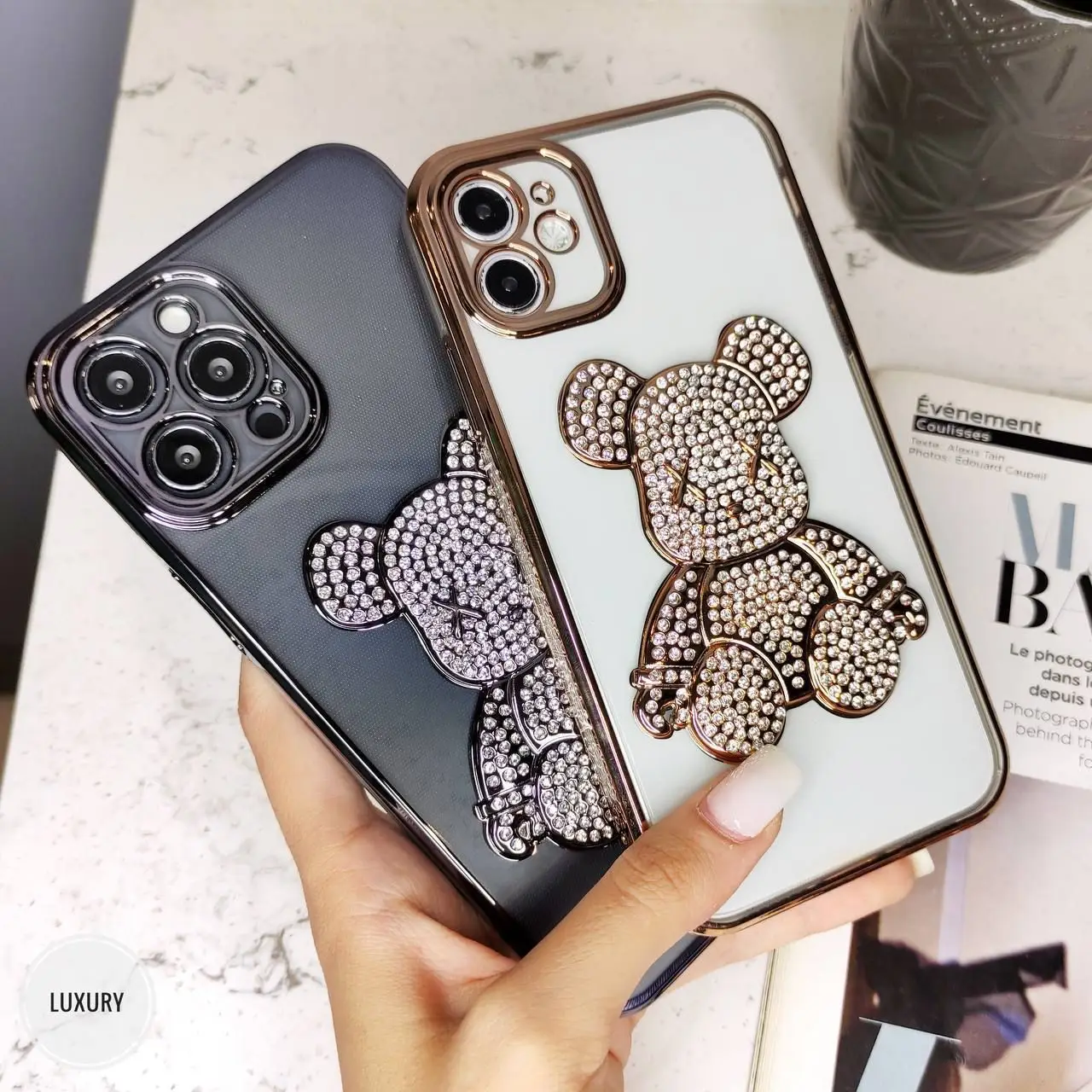 swarovski-bear-iphone-case قاب خرس سواروسکی آیفون