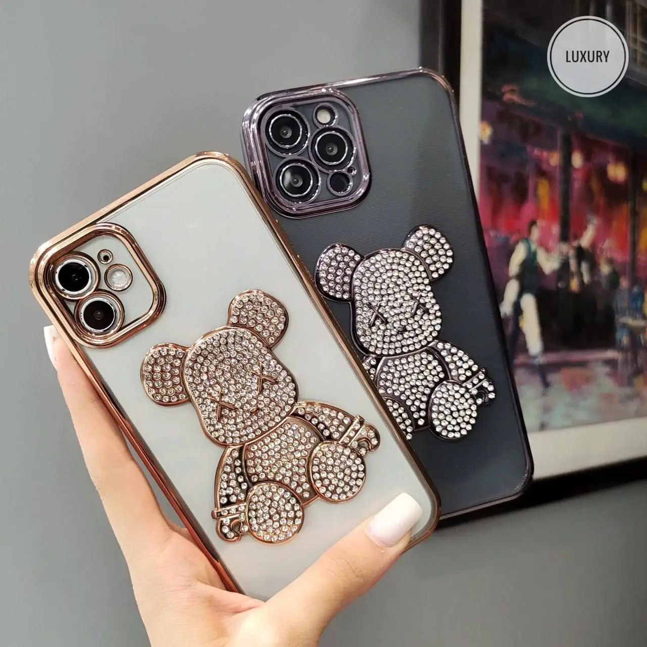 swarovski-bear-iphone-case4 قاب خرس سواروسکی آیفون