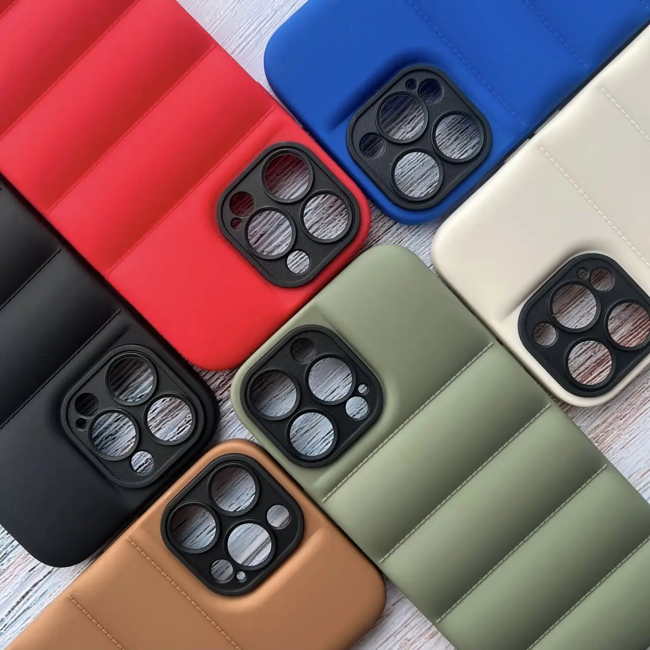 11F353F5-1CEB-4548-A8F6-BAD99FCBD0A2 قاب آیفون پافر TPU