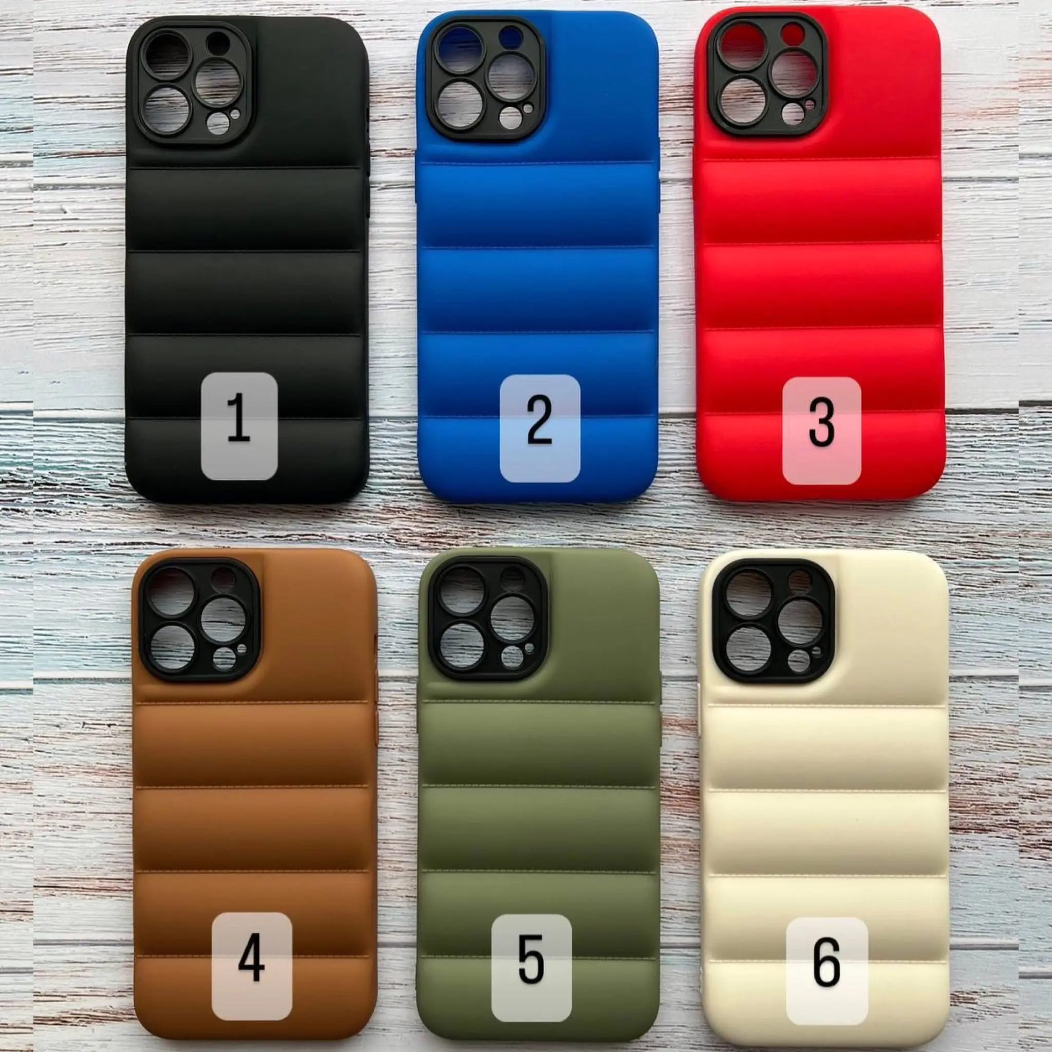 C5CDA676-B14B-42E3-A76A-18360E603D2E قاب آیفون پافر TPU