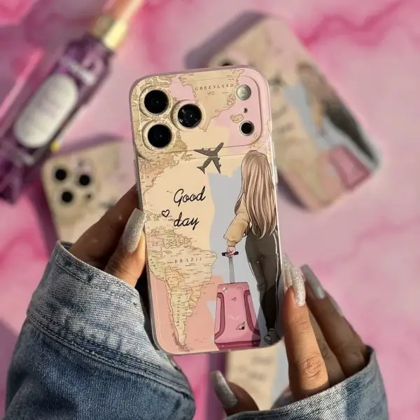 قاب آیفون Pinky girl